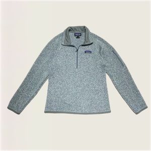Patagonia Better Sweater 1/4 Zip Fleece Birch White